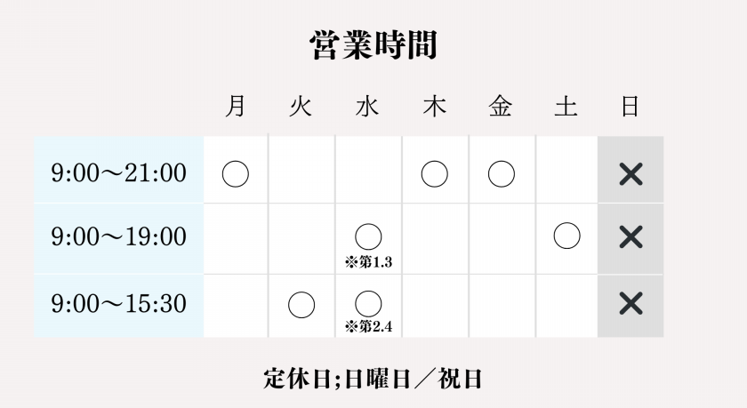 営業時間